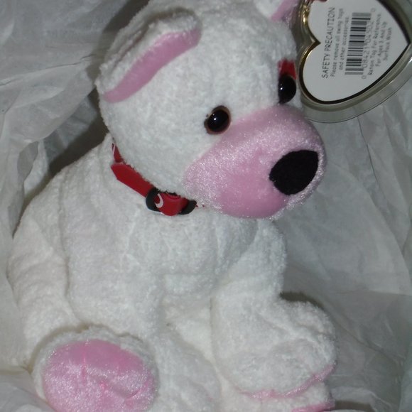 2001 TY BEANIE BABIES, CUPID, BOXER DOG(VALENTINES), DISCONTINUED, STORED NEW!!! - Picture 2 of 12